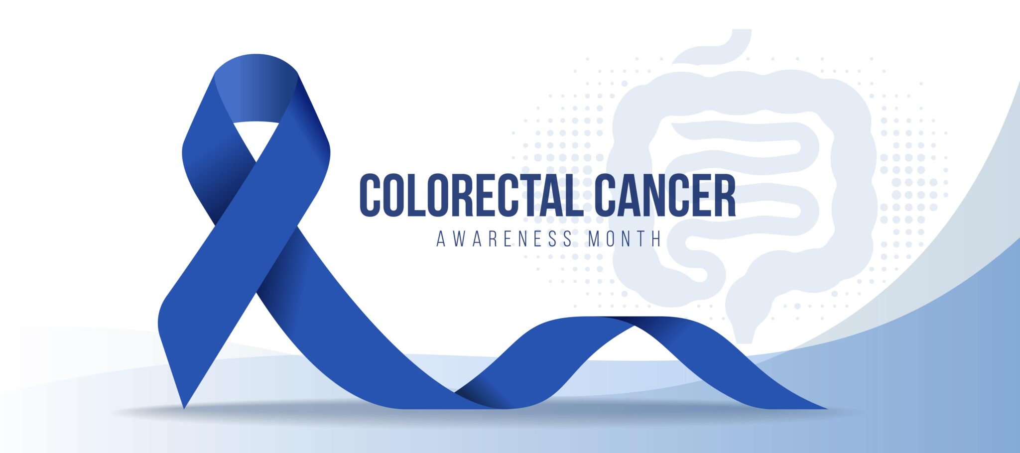 blue ribbon for colorectal cancer awareness month