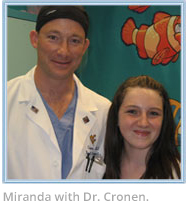 Miranda with Dr. Cohen